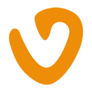 VICO orange logo without background, arriendo en medellin y bogota
