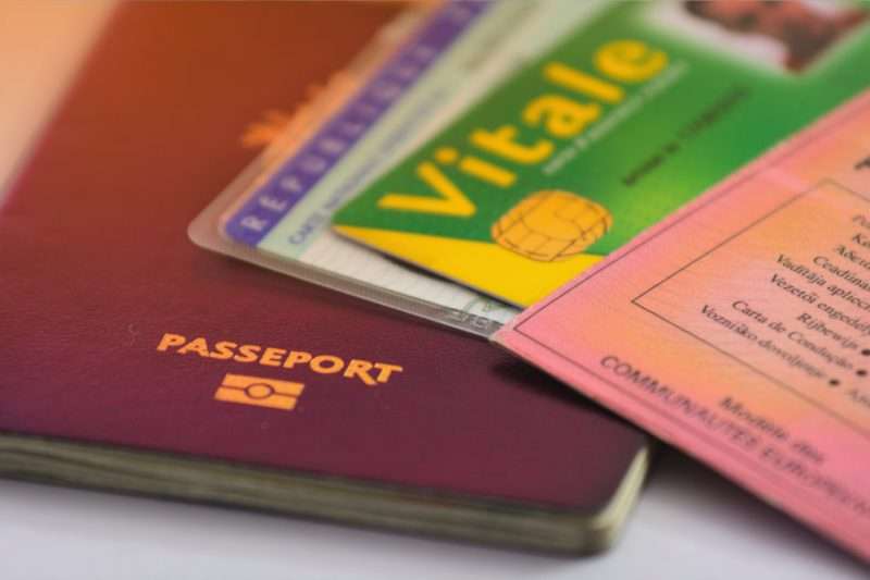Passport and other documents and identity cards