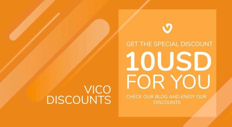 Publicity for VICO's student discounts for shops, bars, restaurants, activities in Medellin Colombia