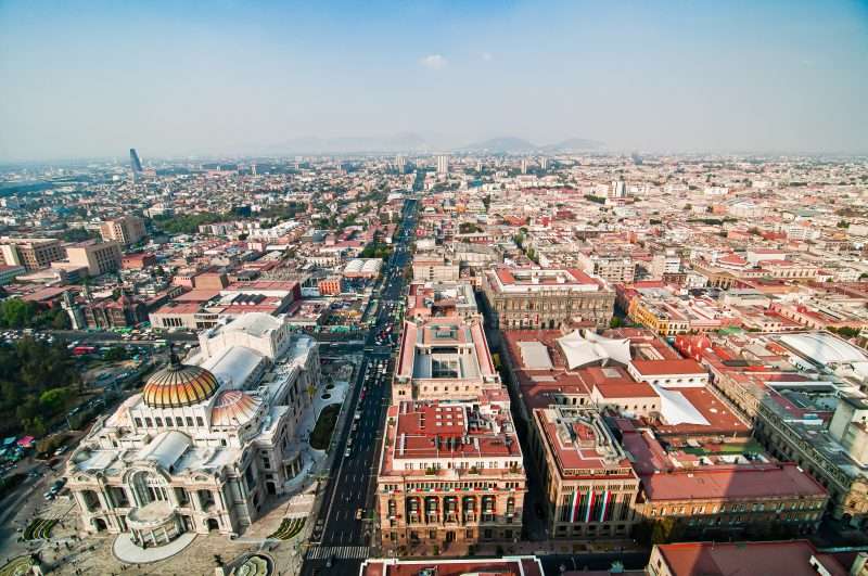 Palacio de Bellas Artes Mexico city rent a room