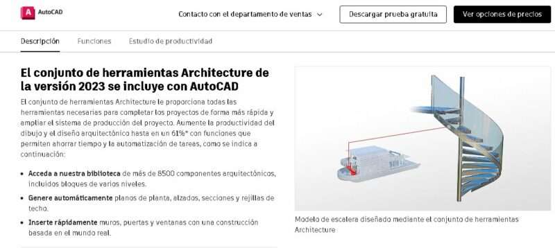 App para diseñar casas- AutoCAD Architecture