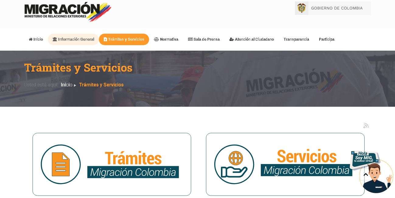 Cedula de extranjeria - Migración Colombia